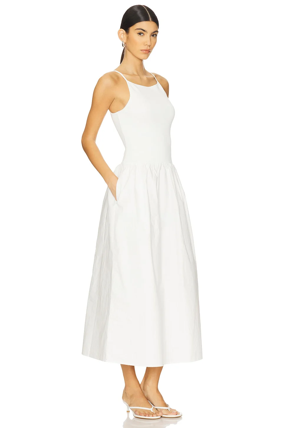 Aliah High Neck Midi Dress