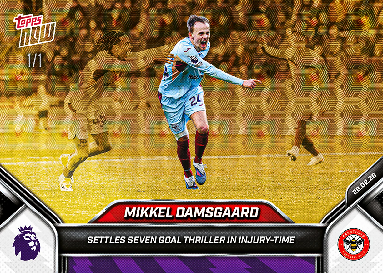 Mikkel Damsgaard - 2025-26 Premier League Topps NOW® - Card 146