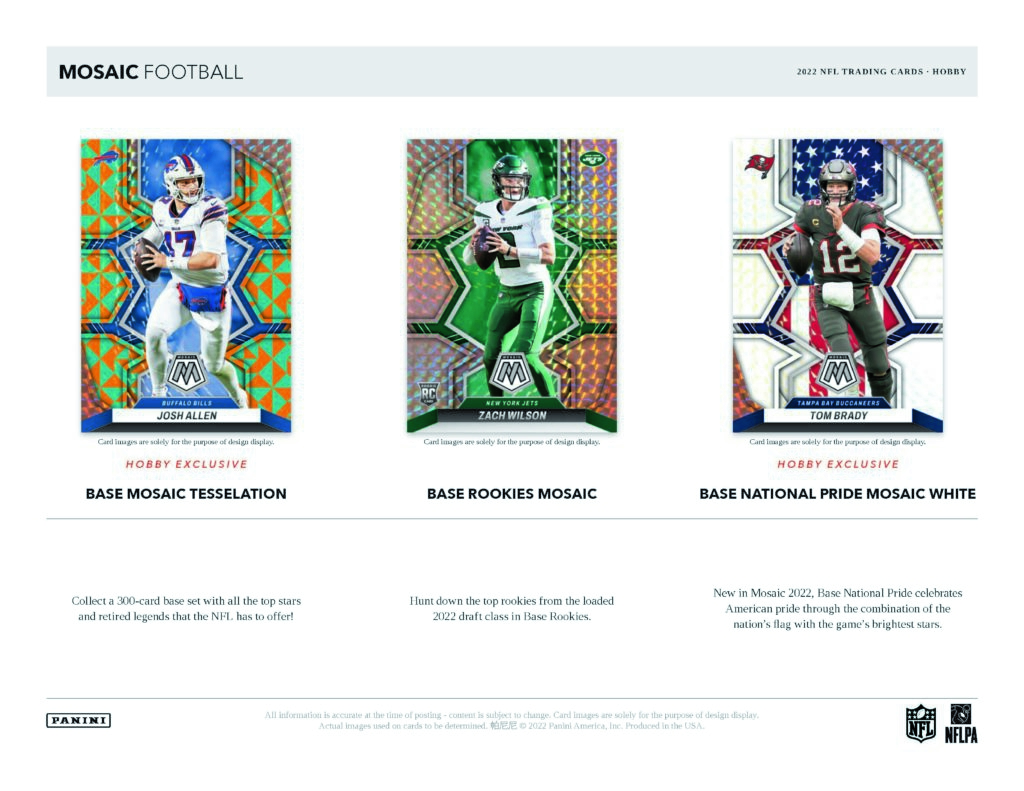 2022 Panini Mosaic Football NFL Hobby Box