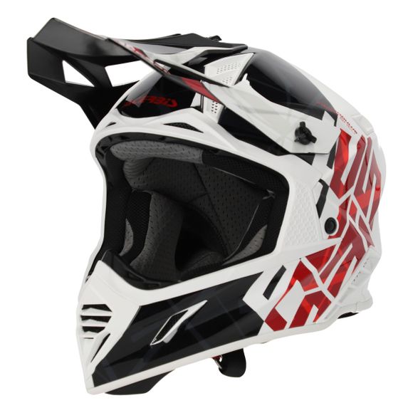 Casque cross Acerbis X-TRACK VTR ECE 2206 2024 - Noir / BlancRef : AE5305