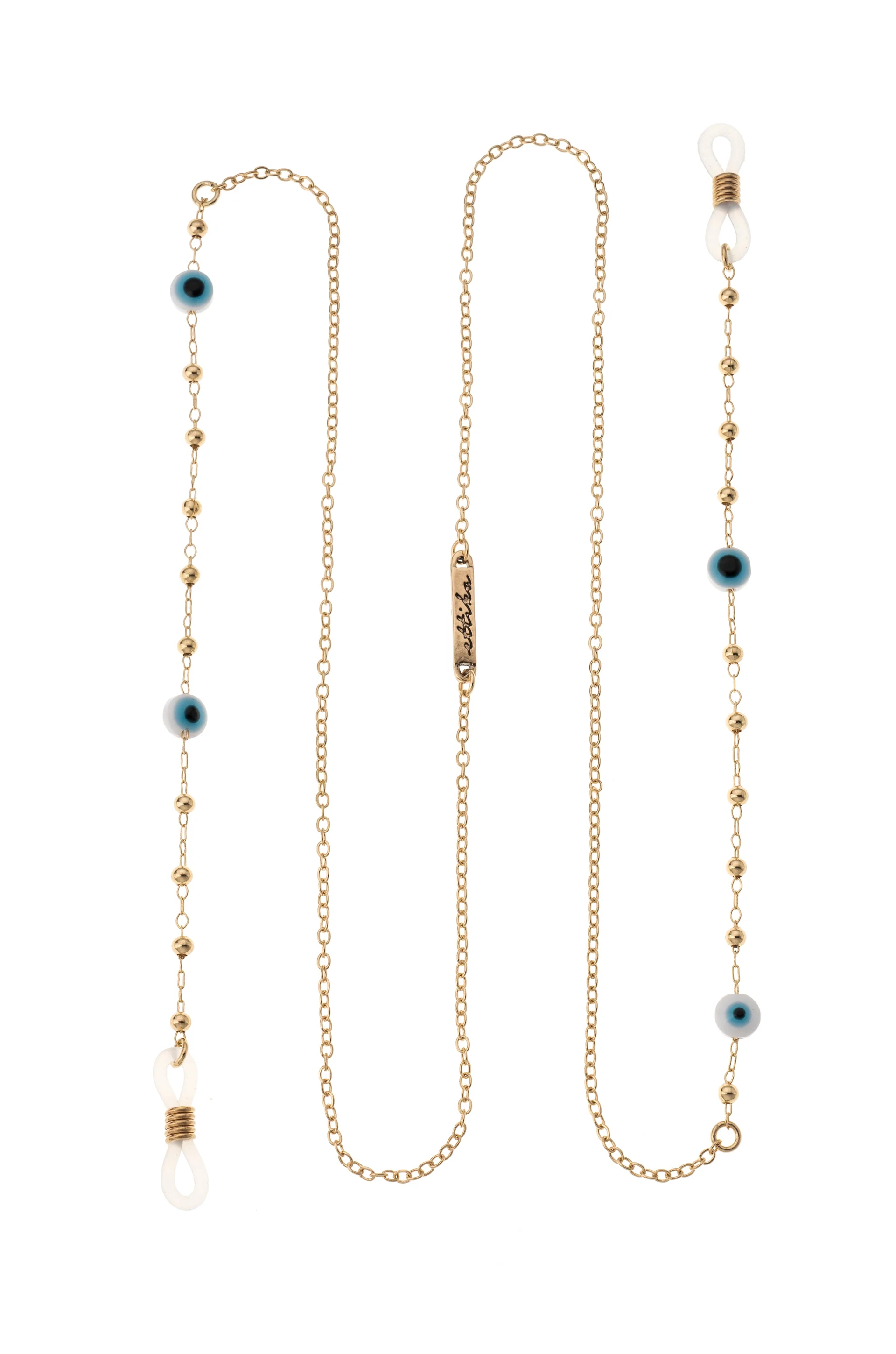 Evil Eye Beaded Eyeglass Chain