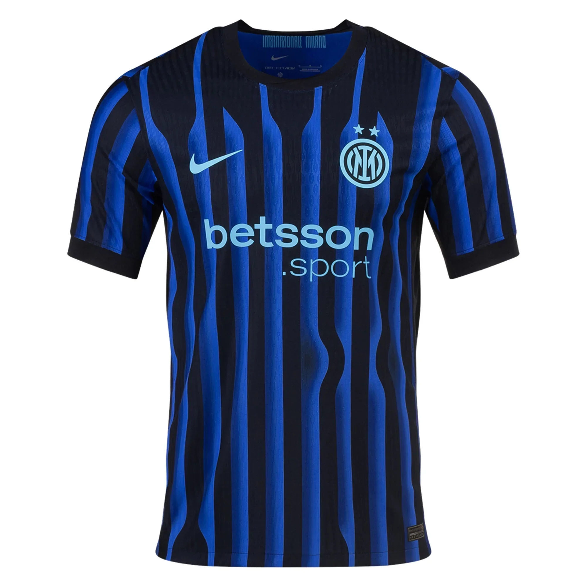 Inter Milan Authentic Home Jersey 25/26 (Lyon Blue/Black/Chlorine Blue)