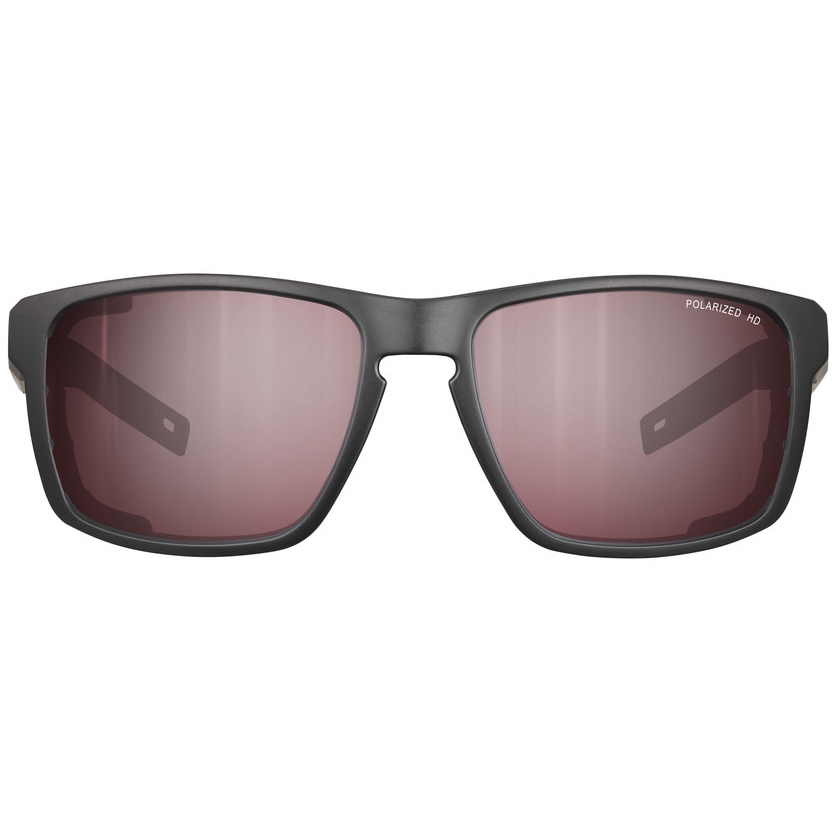 Julbo Shield Sunglasses - Black/Brown/Blue - Silver Flash Spectron HD 3 Polarized