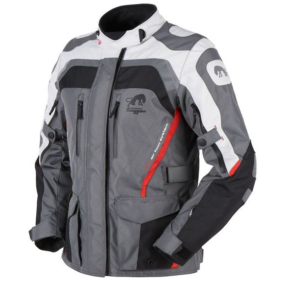 Lady - Black / Gray Motorcycle Furygan JacketRef: Fu1073-C49407