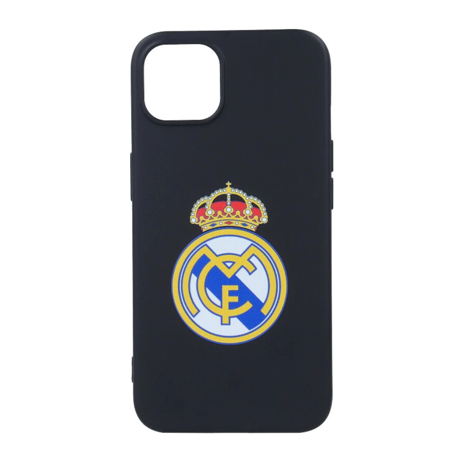 Real Madrid Black Crest iPhone 14 Plus Case