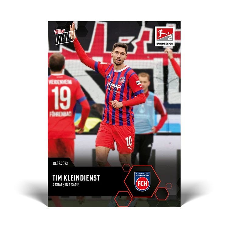 Topps UK - 4 goals in 1 game - Bundesliga TOPPS NOW® Card #141