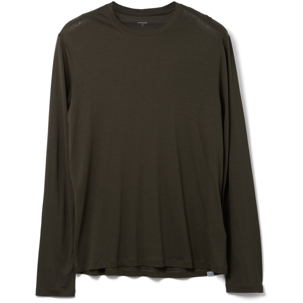 Houdini Tree Long Sleeve Tee T-Shirt Men - Green Illusion