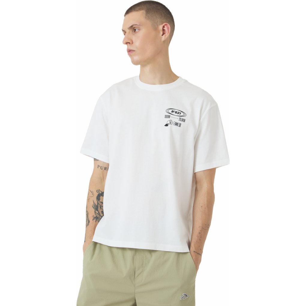Café du Cycliste Col T-Shirt Unisex - white