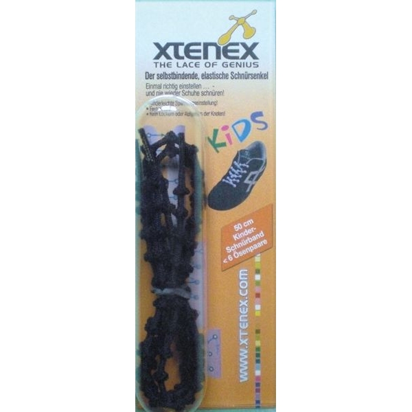 Xtenex Kids Laces - 50cm - black