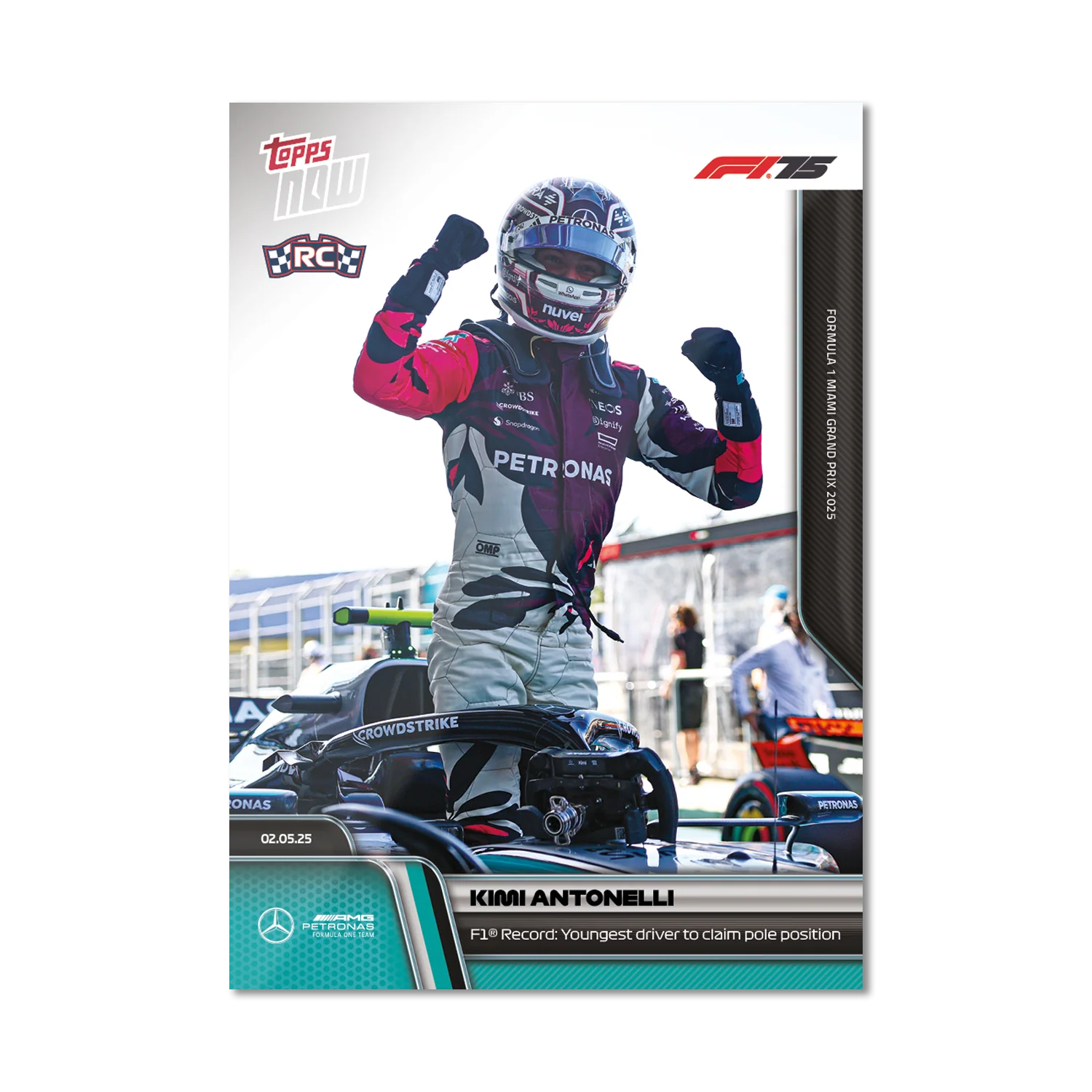 Kimi Antonelli - 2025 Formula 1® Topps NOW® - Card 33
