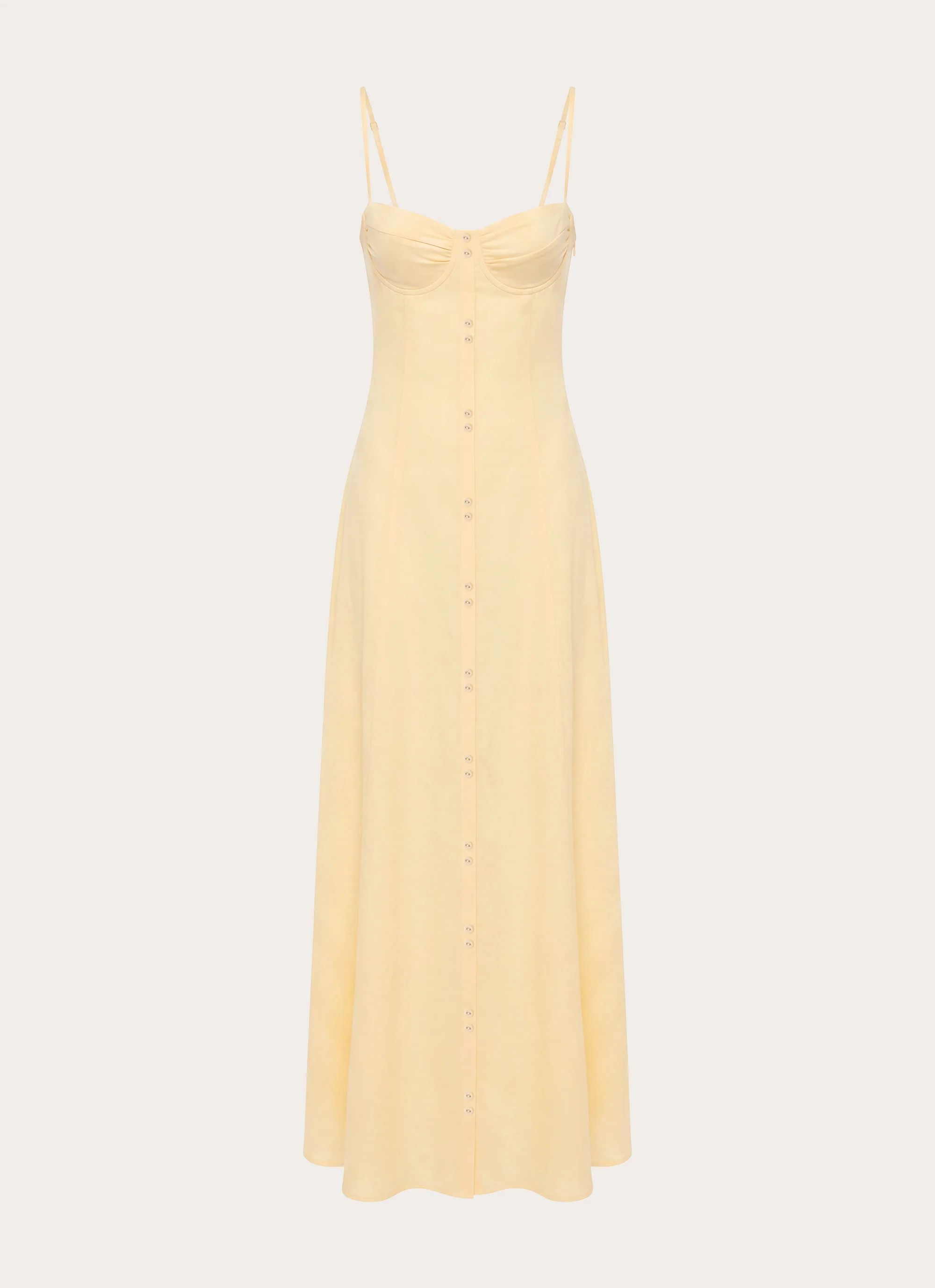 Samah Maxi Dress - Lemon