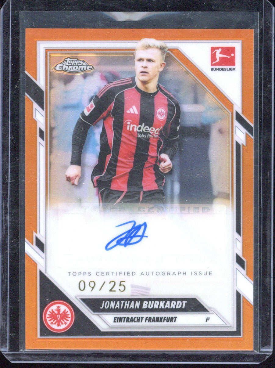 2025-26 Topps Chrome Bundesliga Jonathan Burkhardt Autograph /25