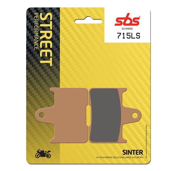 SBS 715LS Sinter Sintered Metal rear brake padsRef: 715LS / 715040