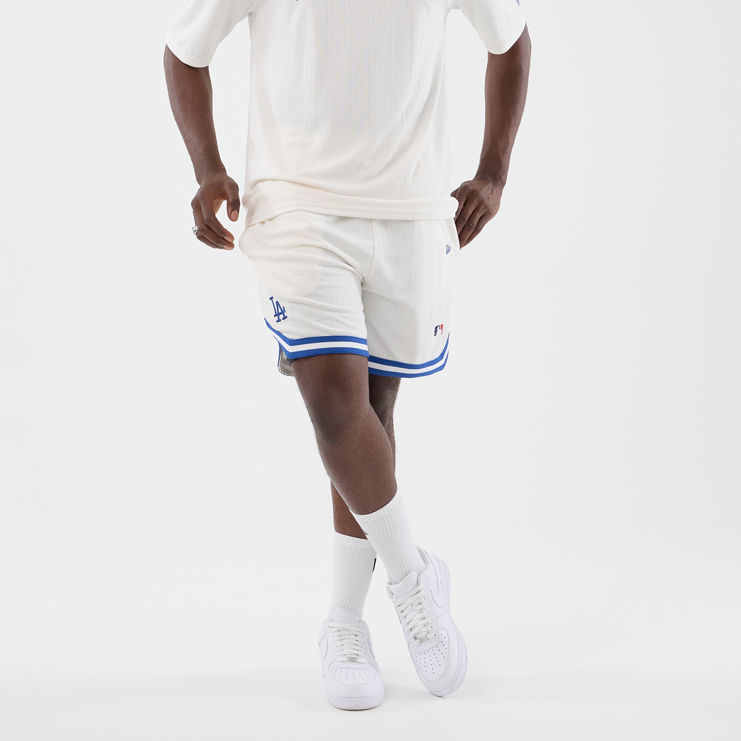 Los Angeles Dodgers Team Arch Oversized MLB Shorts White