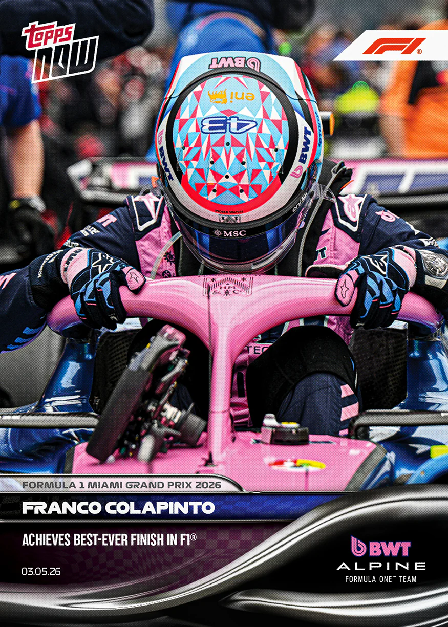 Franco Colapinto - 2026 Formula 1® Topps NOW® - Card 27