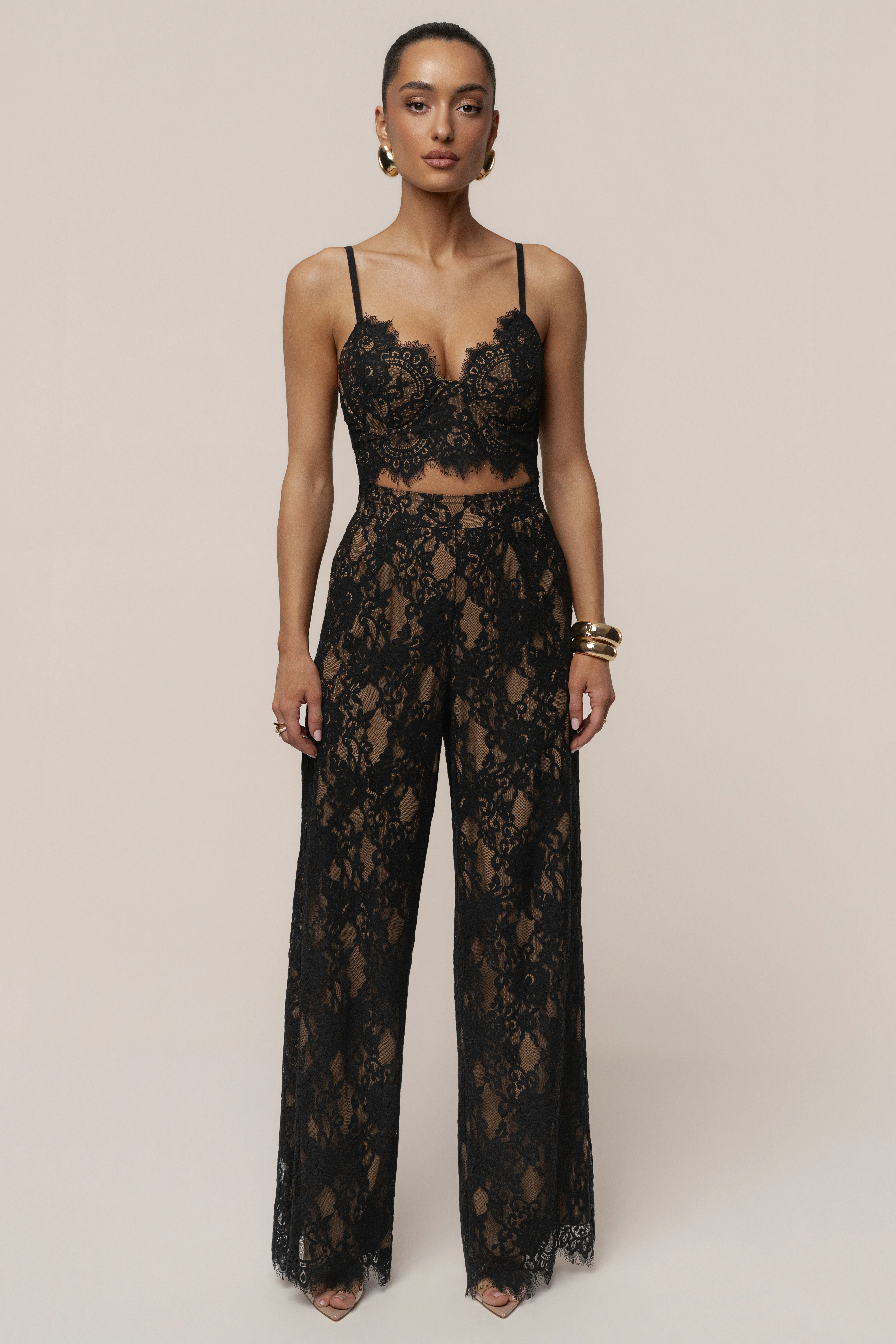 Black Forever Crush Lace Pant
