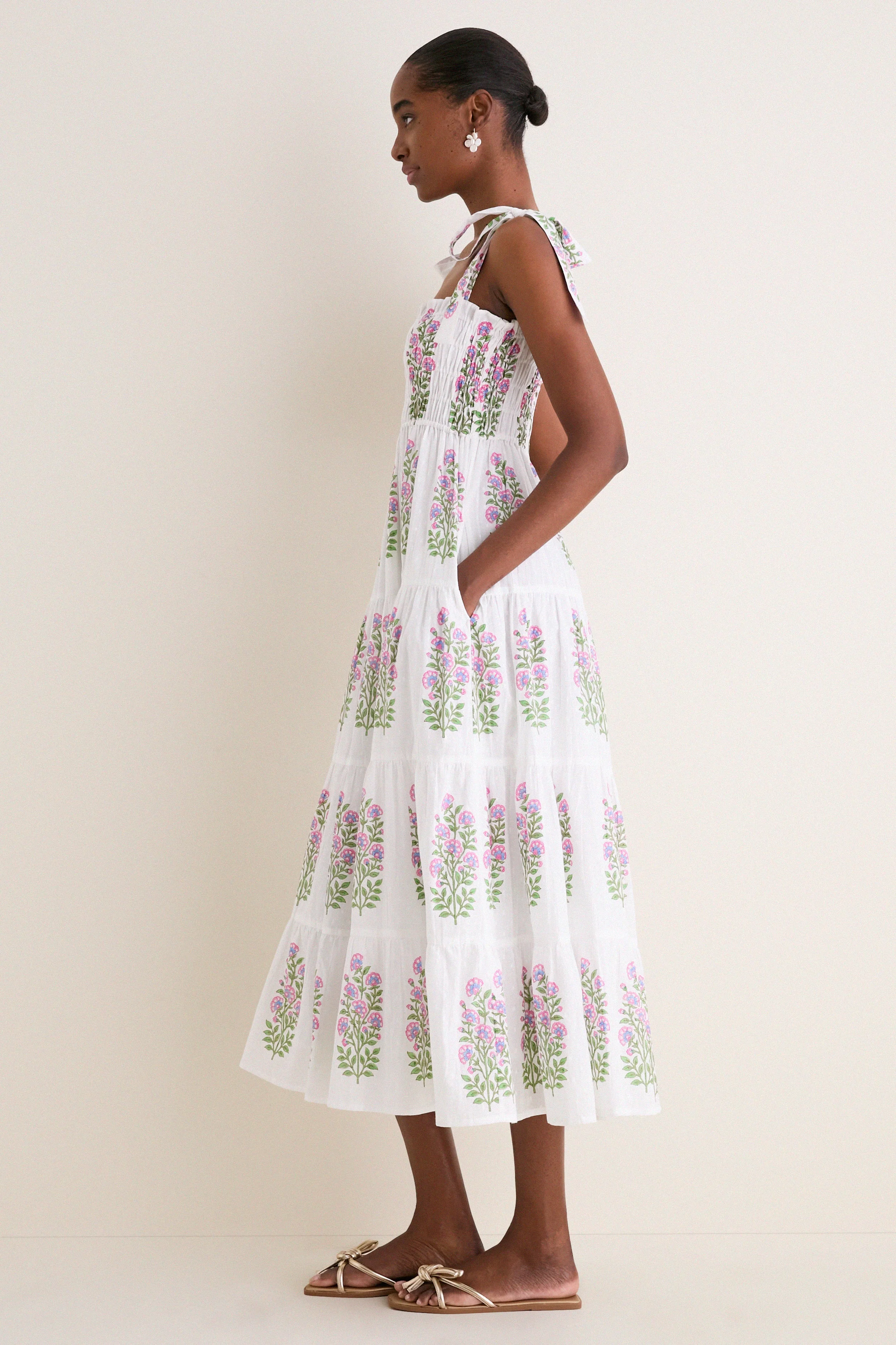 Schiffly Folk Buta Martina Dress