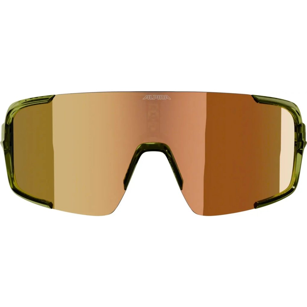 Alpina Lumin Glasses - green-transaprent gloss/gold mirror