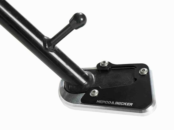 Hepco & Becker side stand extension - black/silverRef: Hbe00038A / 42116523 00 91