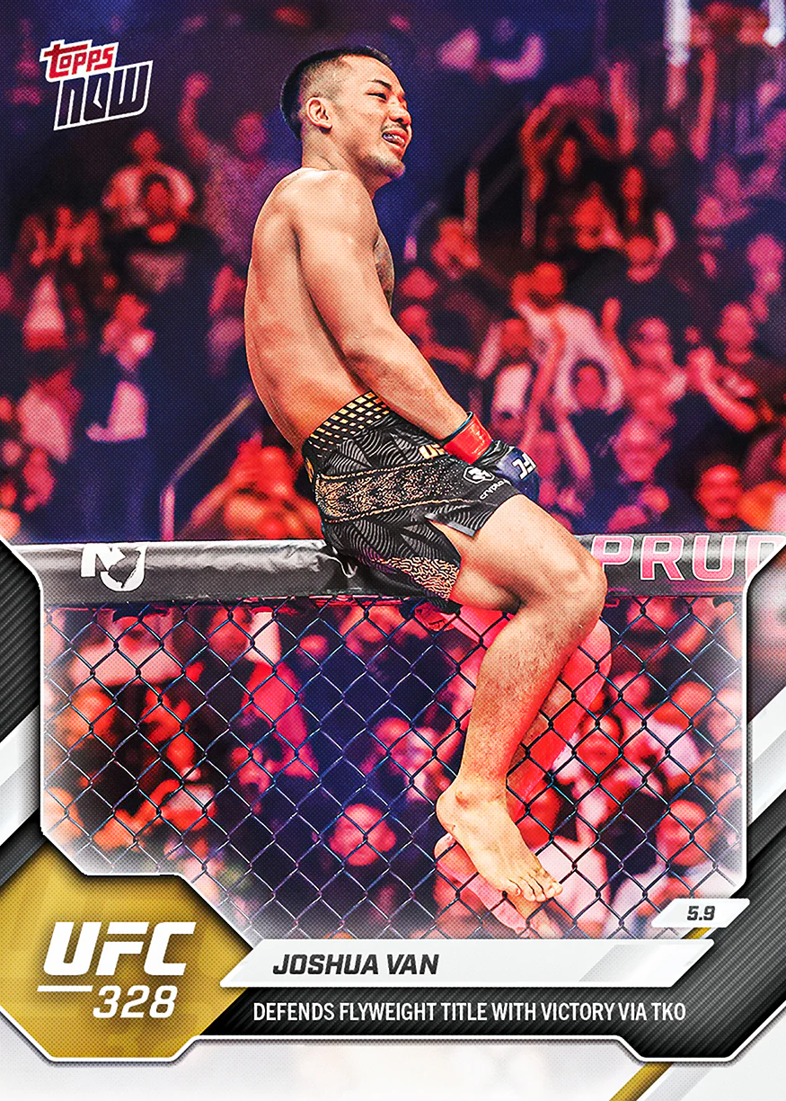 Joshua Van - 2026 UFC Topps NOW® - Card 16 - PR: 2591