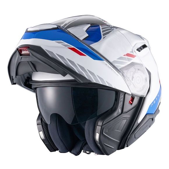 Casque modulable Nexx X.LIFETOUR - GLOBE - Blanc / BleuRef : NE0631