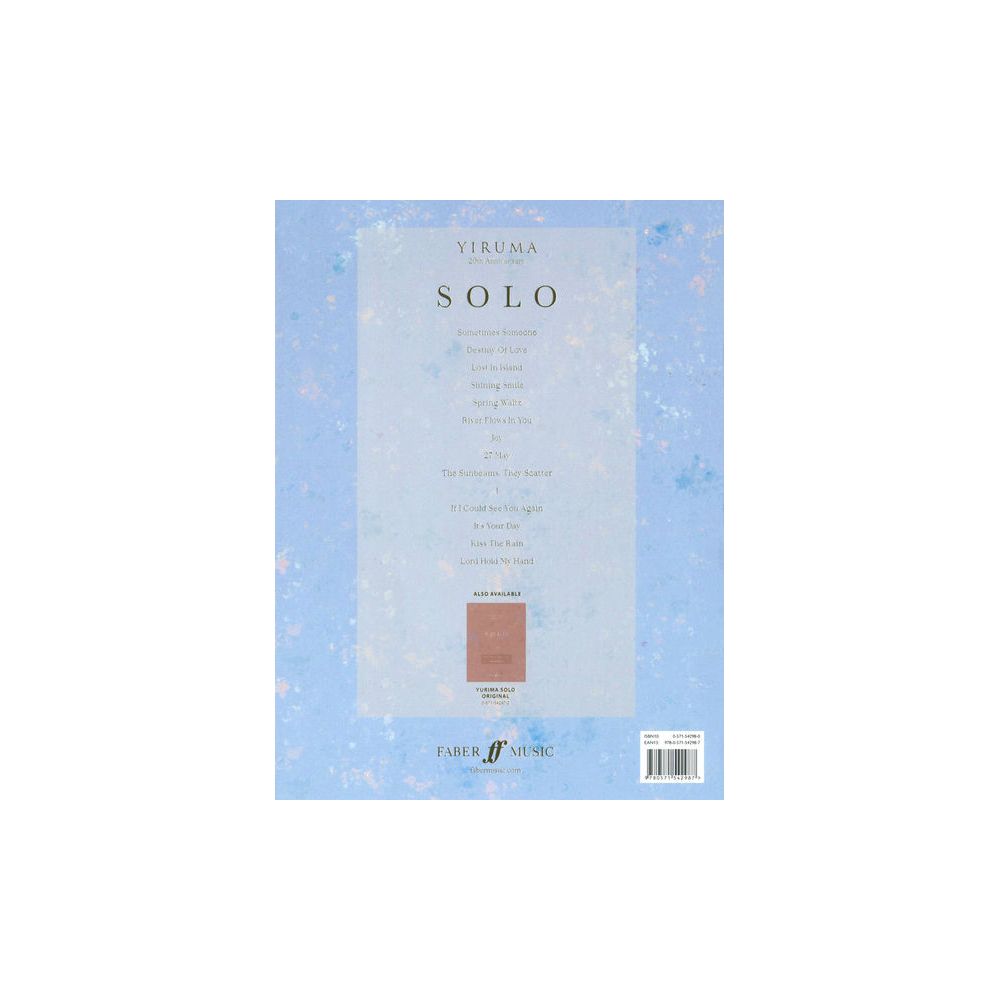 Faber Music Yiruma Solo Easy Piano – Thomann Ireland