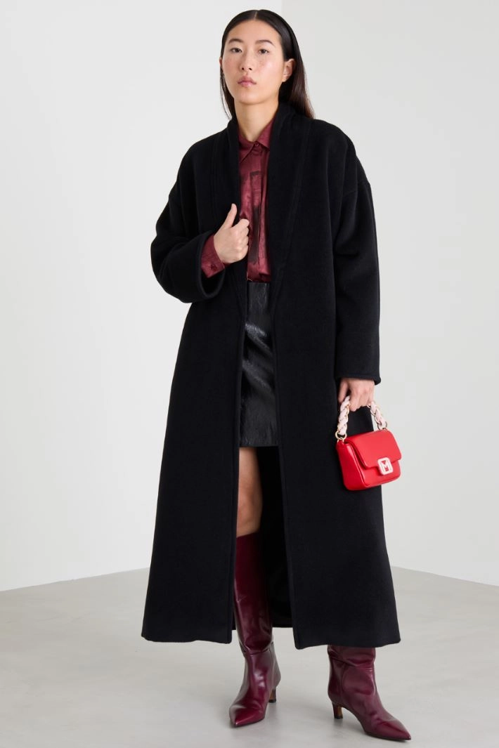 Robe coat - BLACK