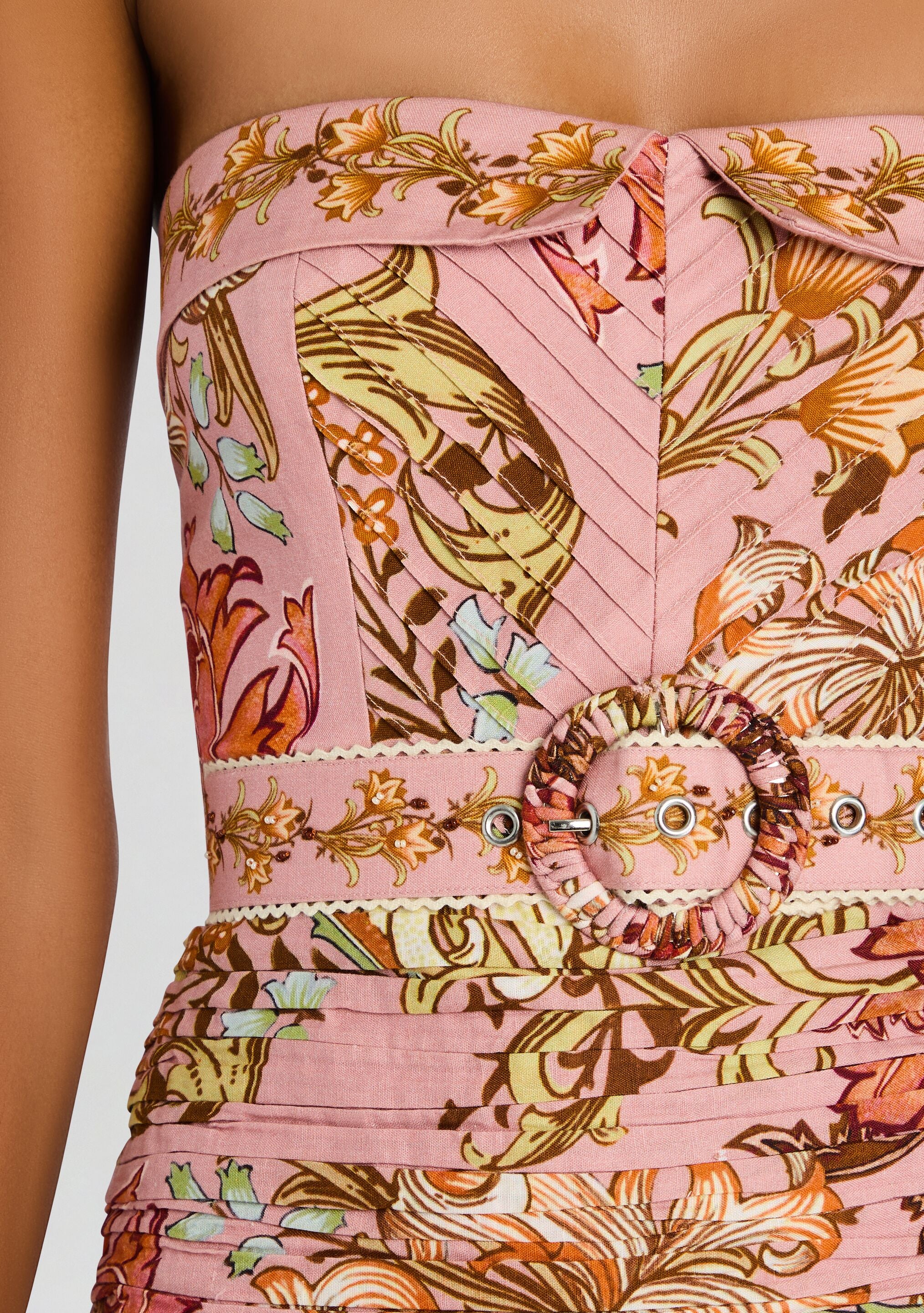 Sula Short Dress with Belt Buckle