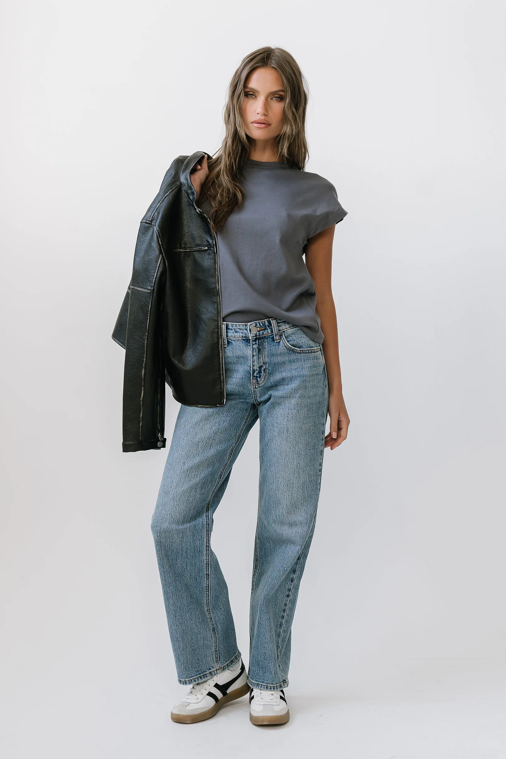 Marshall Straight Leg Jeans in Medium Wash