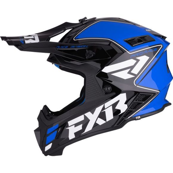 Casque cross FXR HELIUM 2026 - Blanc / BleuRef : FXR1756