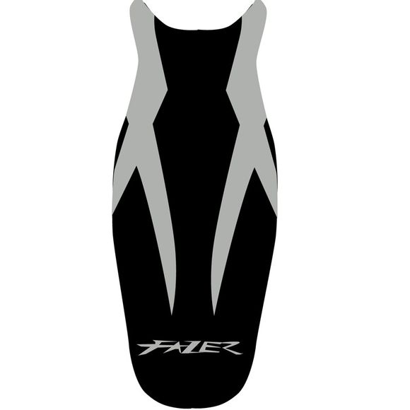 Housse de selle Bagster Spécial S Gris Clair/Noir/Lettres Grises ClairesRef : 2156D