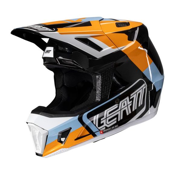 Cross Leatt 7.5 helmet with mask 4.5 2025 - OrangeRef : LB0856