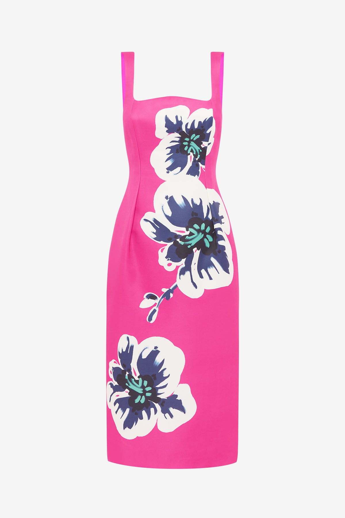Larissa Midi Dress - Orchid Print