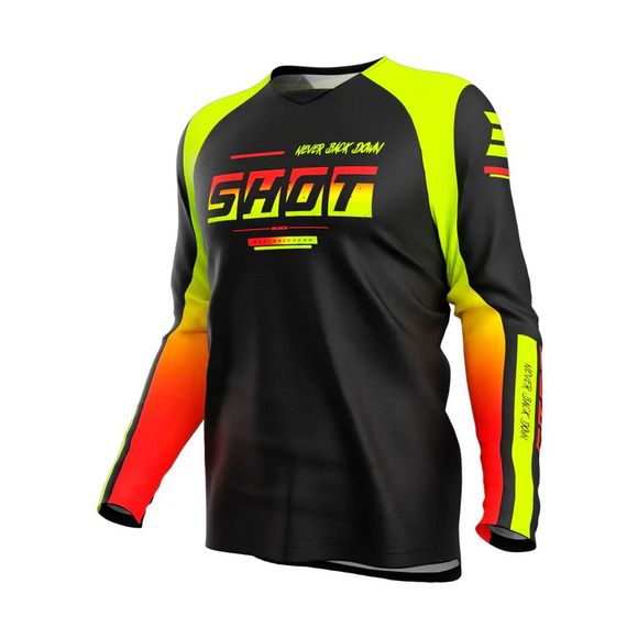 Maillot cross Shot MAILLOT DRAW 2026 - JauneRef : SO2952