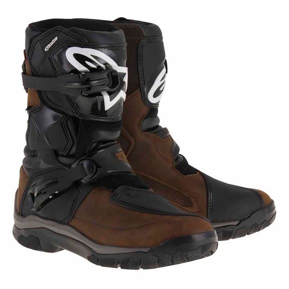 Bottes enduro Alpinestars BELIZE DRYSTAR (cuir huilé) 2024 - MarronRef : AP10754