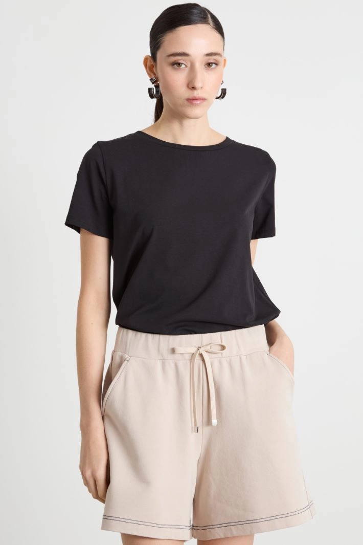 Classic jersey T-shirt - BLACK