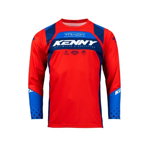 Kenny TRACK FOCUS 2024 cross jersey - Blue / WhiteRef: ke1736-c60262