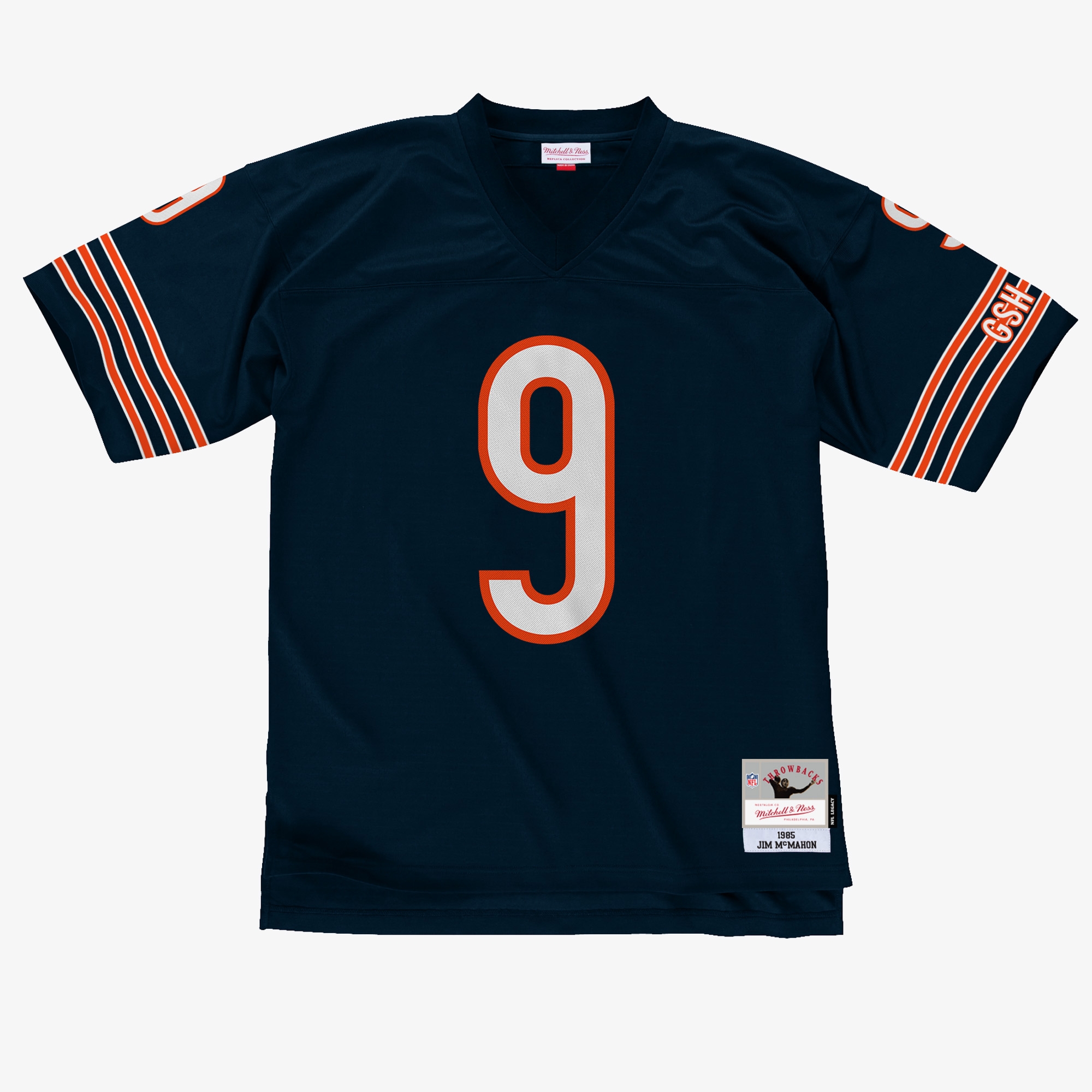 Jim McMahon #9 Chicago Bears Legacy Throwback NFL Jersey Navy