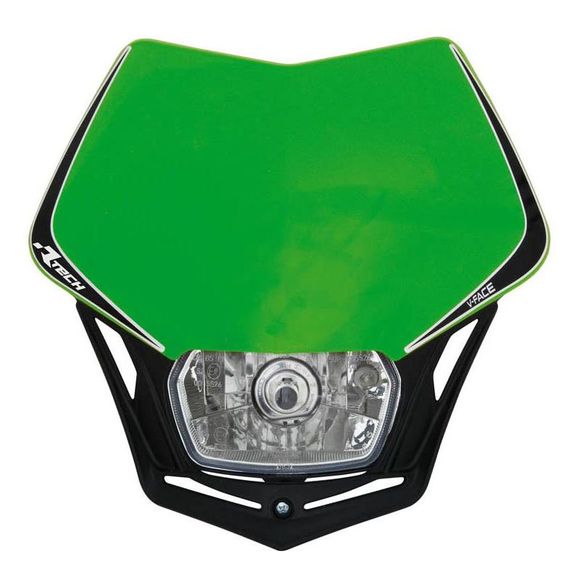 R-tech V-FACE Universal headlight plate - GreenRef: RTH0009