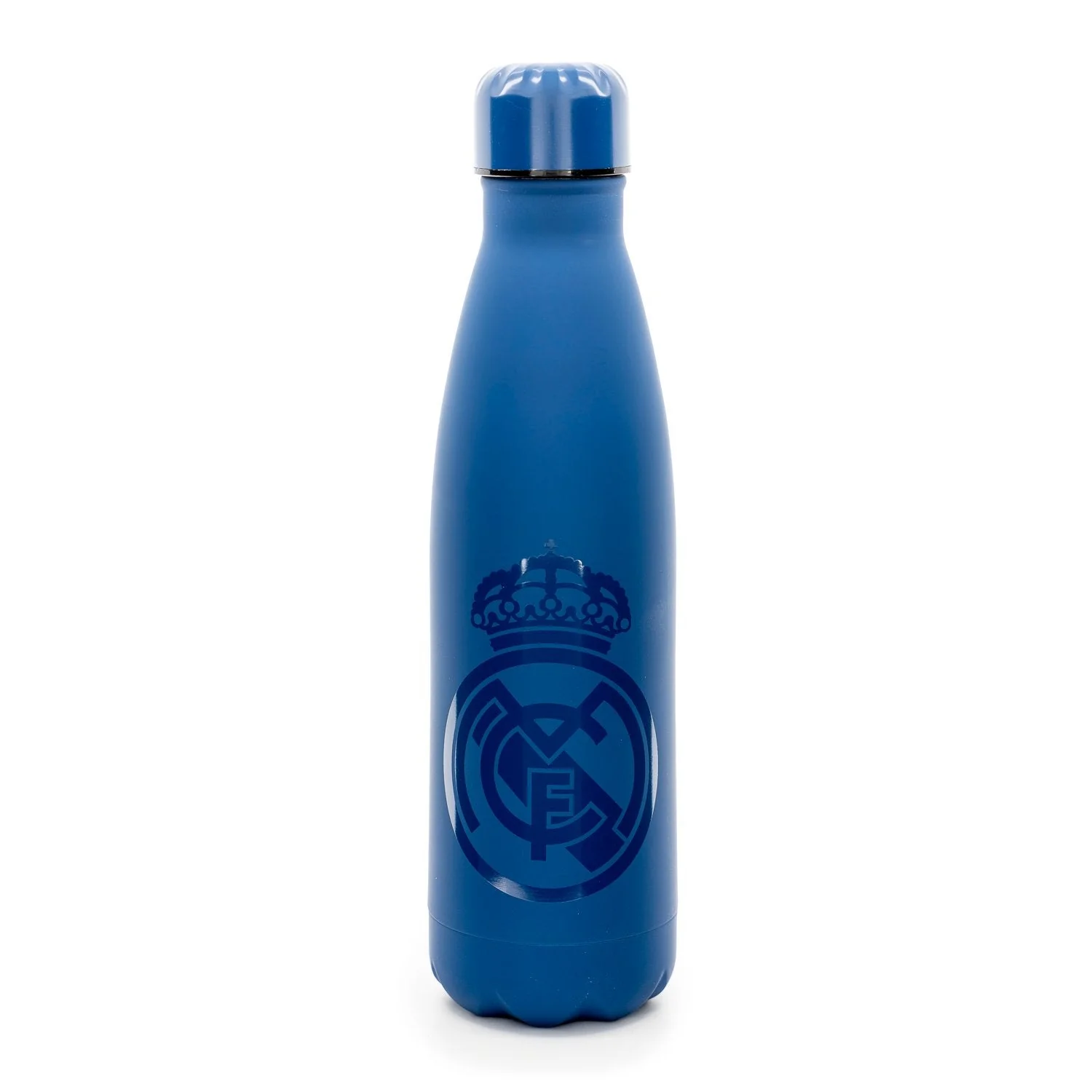 Blue Rubber-Touch Double-Wall 500ml Steel Bottle