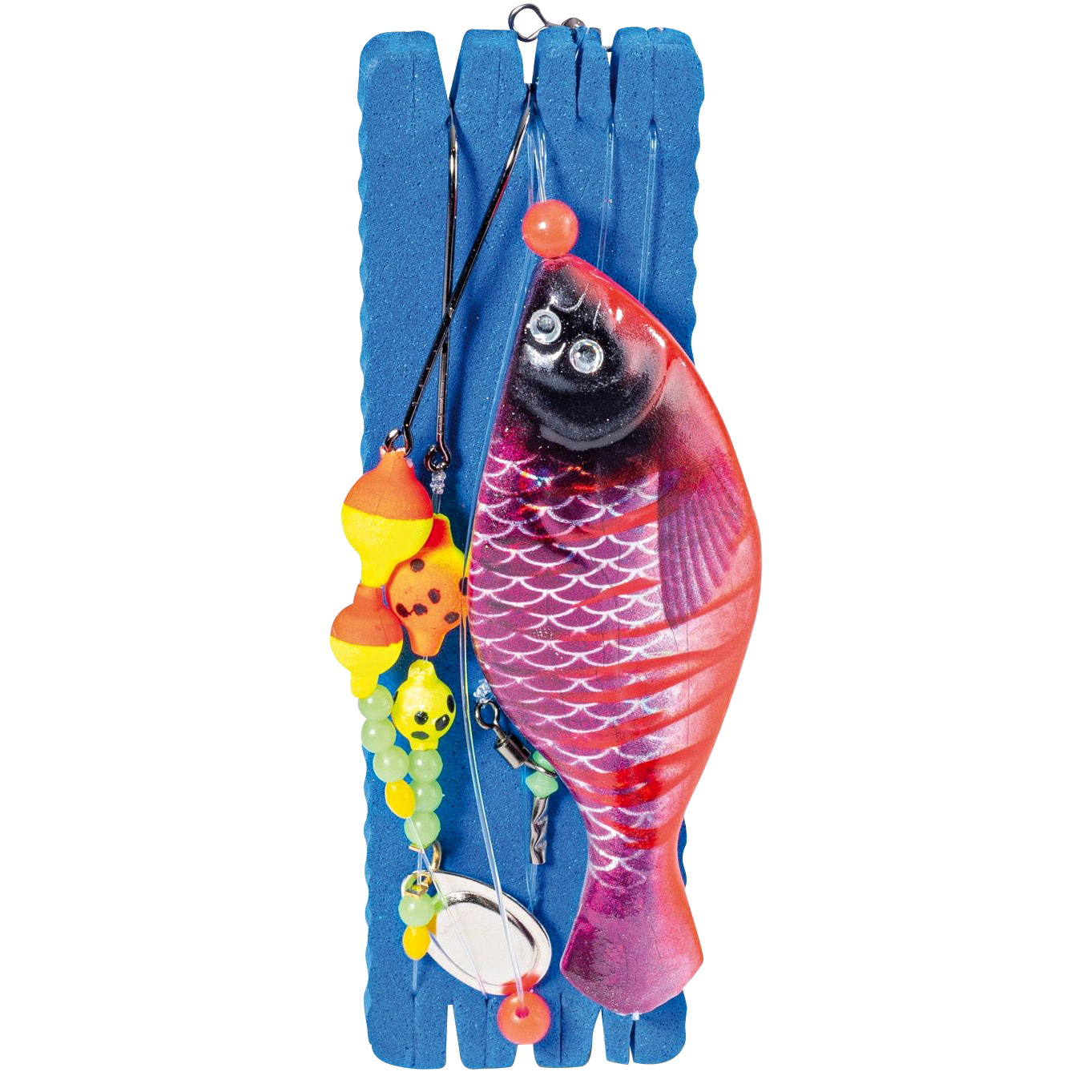 Aquantic Flatfish Spoon Rig Special (red flashfish)