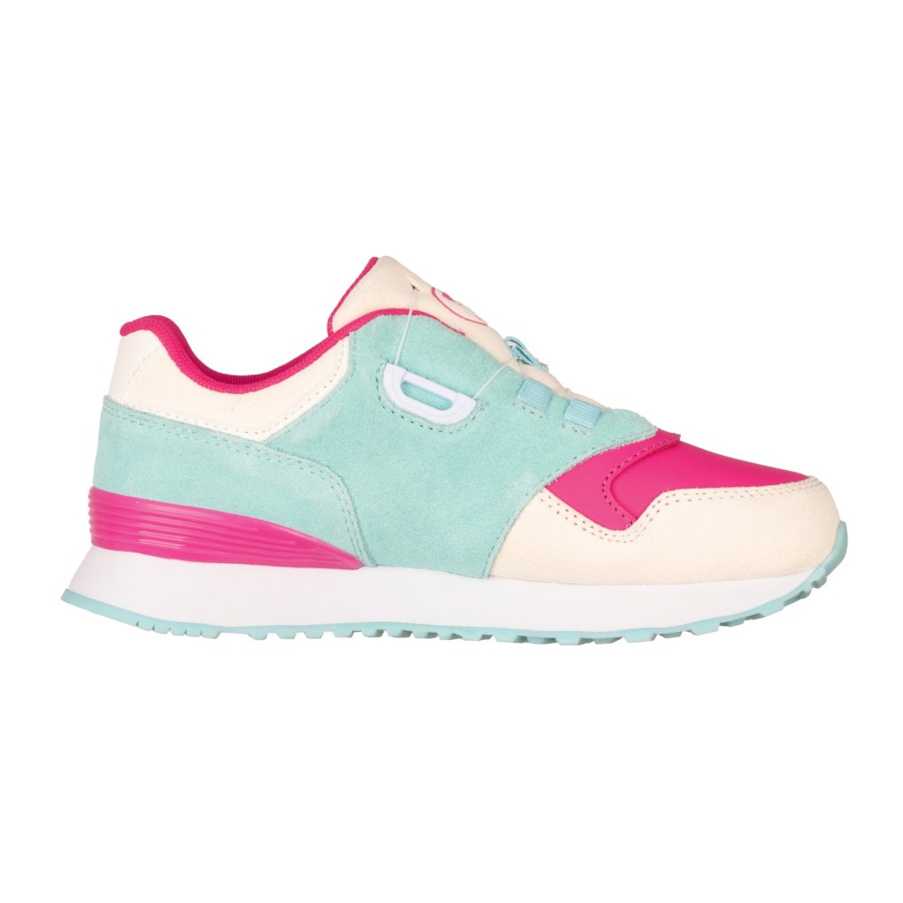 Trollkids Kristiansand Sneakers Kids - Bright Pink/Dark Mint