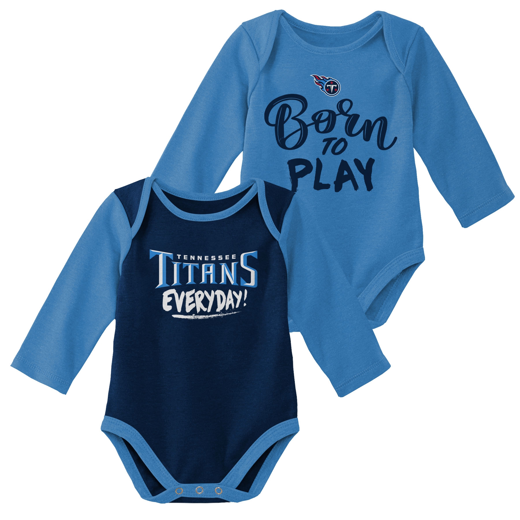Tennessee Titans Born to Play NFL Baby Bodysuit Set (2-Piece)