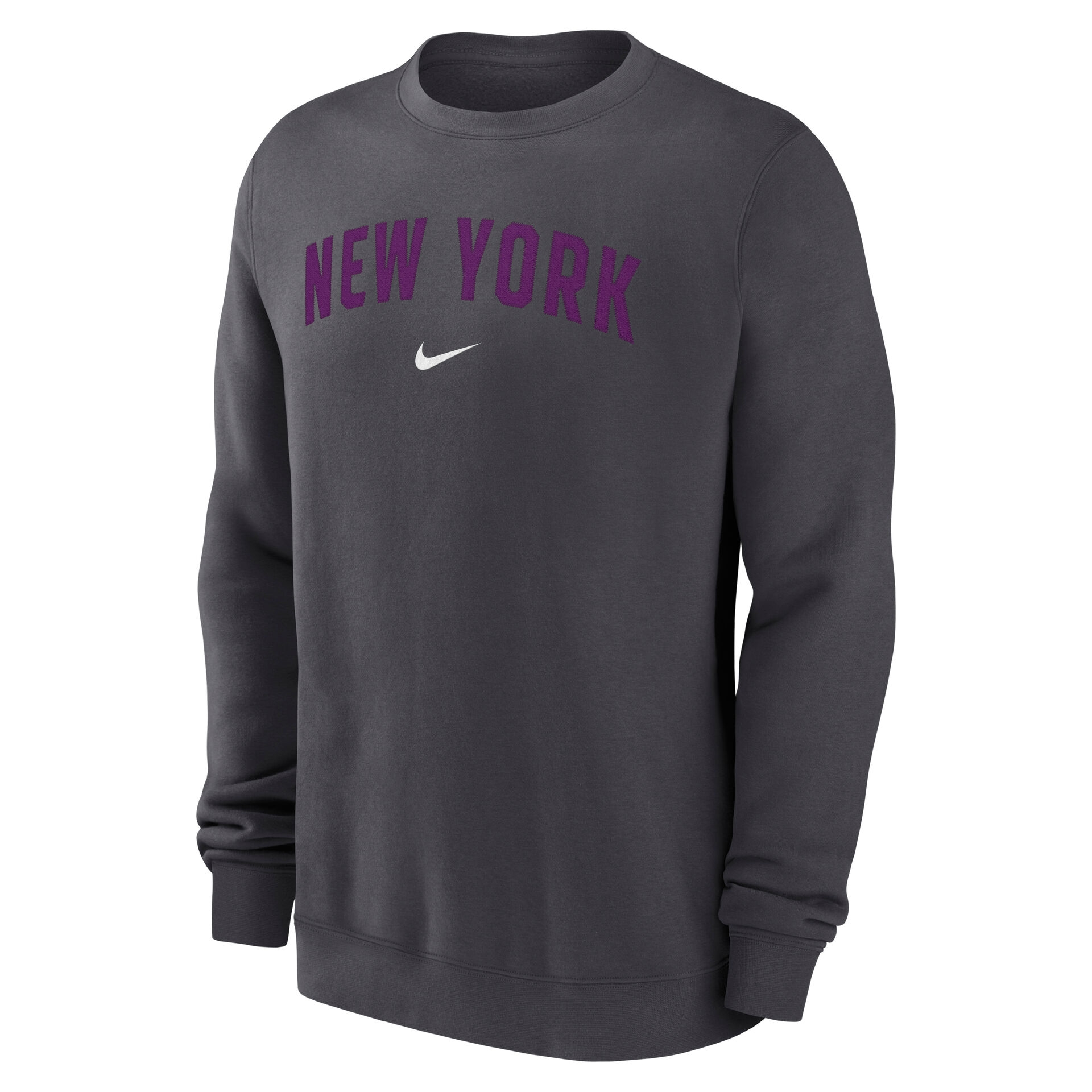 New York Mets City Connect 2-Hit Club Crew Pullover Dark Gray
