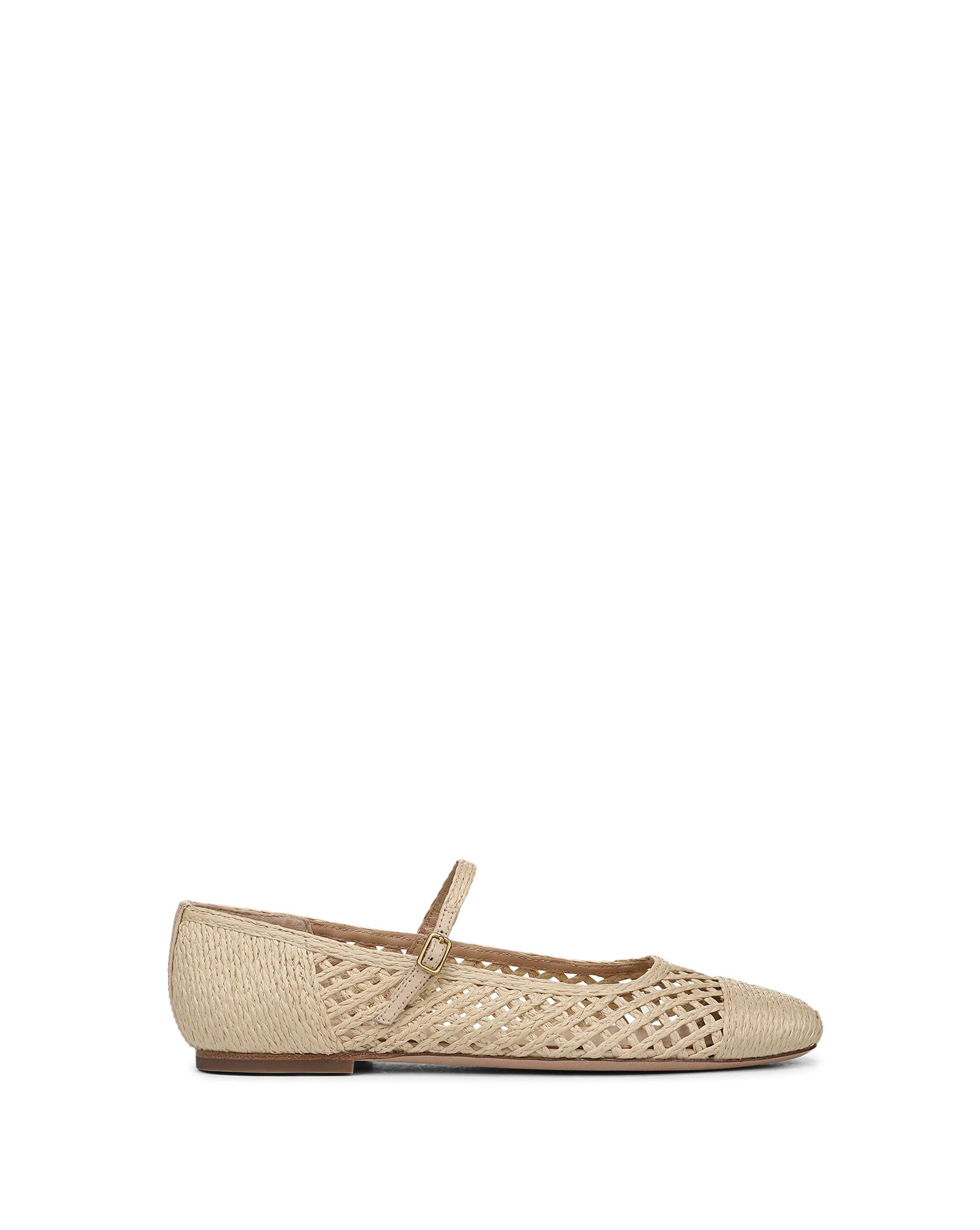 Ellie Raffia Flat
