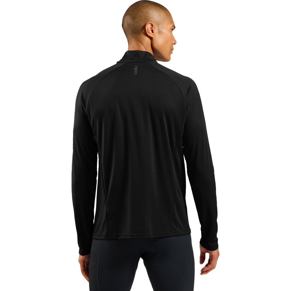Odlo Essentials Ceramiwarm Half-Zip Running Mid Layer Men - black - black