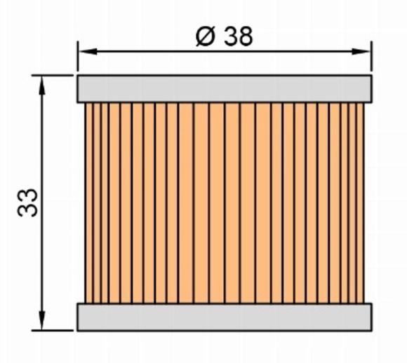 Twin air radiator oil filterRef: Ta00553A / 1018660