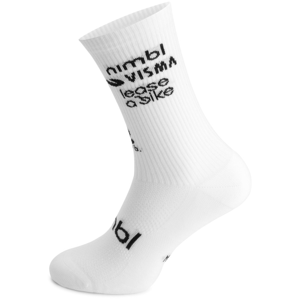 RAPidGEAR Team Visma | Lease a Bike Replica Merino Socks 2026 - white