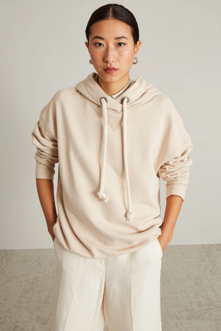 Oversized hoodie - ECRU