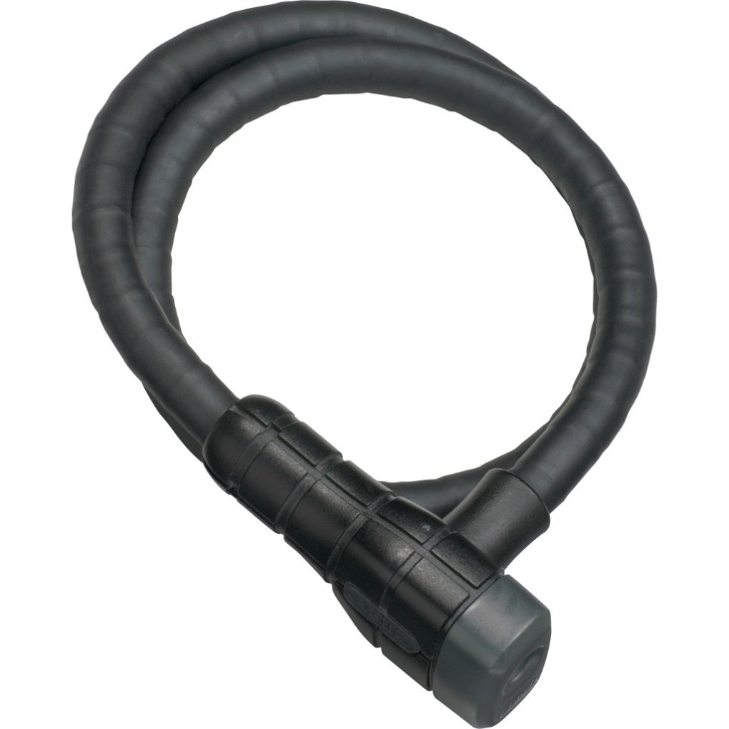 ABUS Microflex 6615K/85/15 BK - 85cm Armored Cable Lock + Bracket SCMU